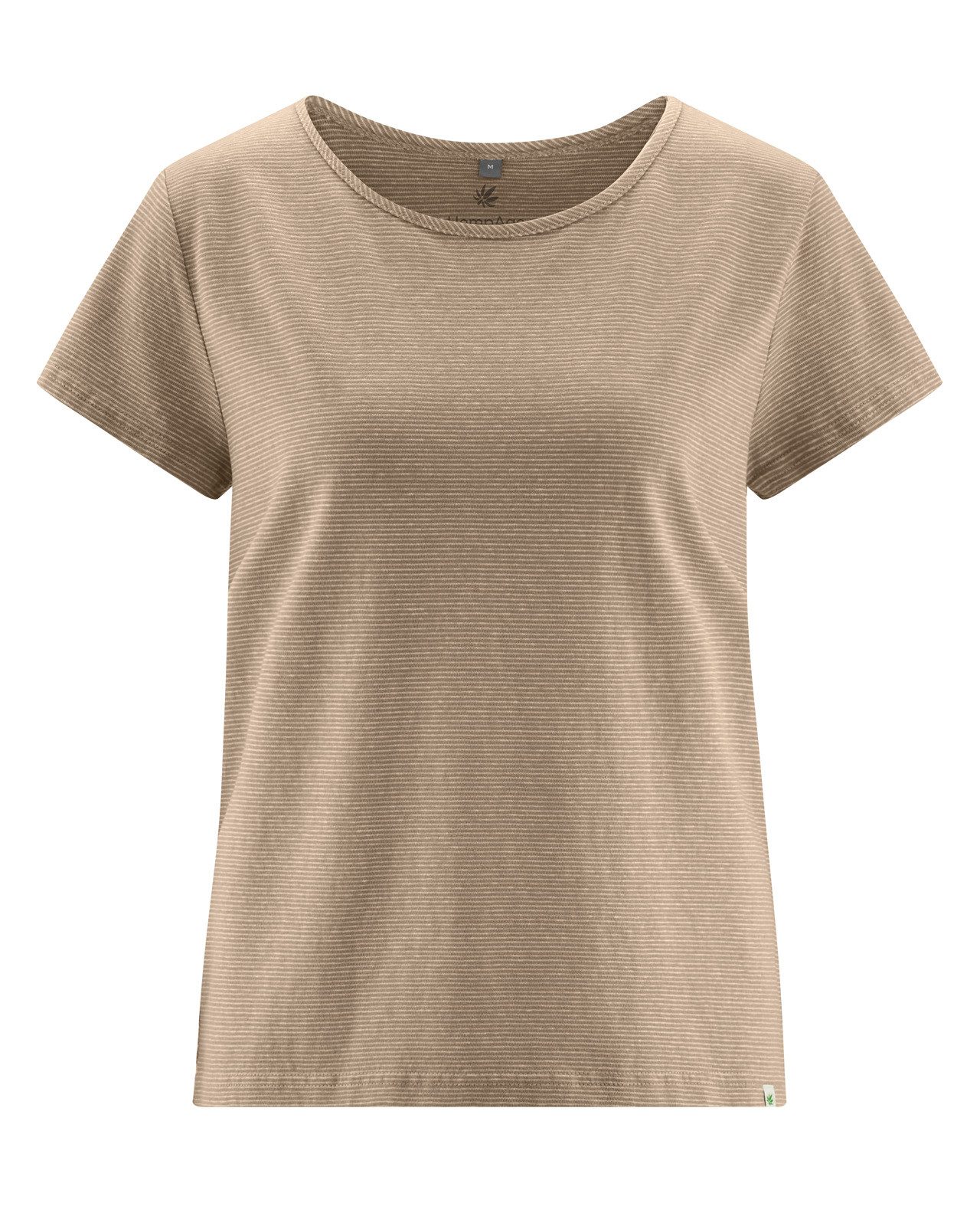 T-Shirt Gestreiftes Damen T-Shirt aus Hanf/Bio-Baumwolle