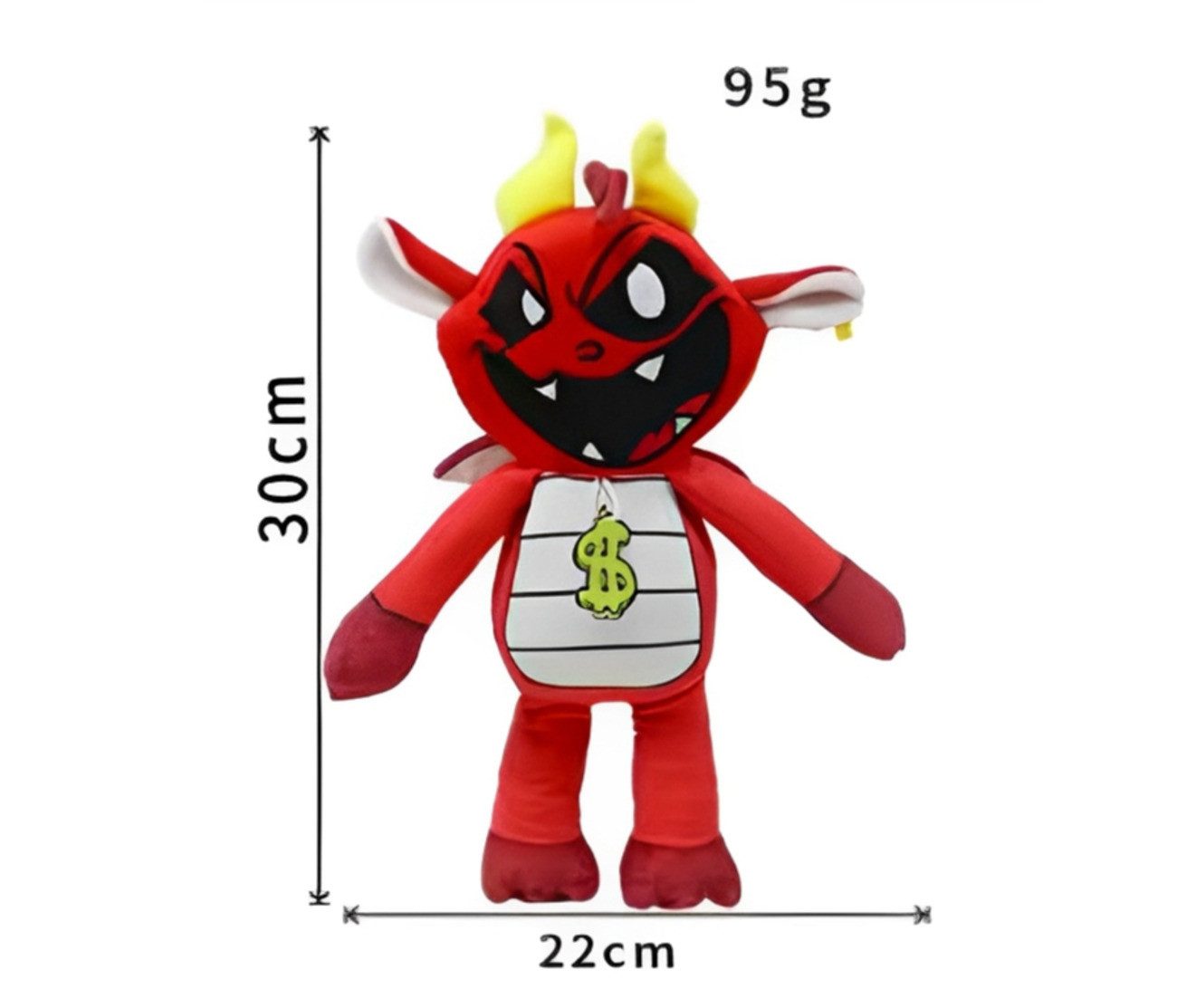 Wiztex Kuscheltier Nightmare Plüschfigur 30-35 cm günstig online kaufen