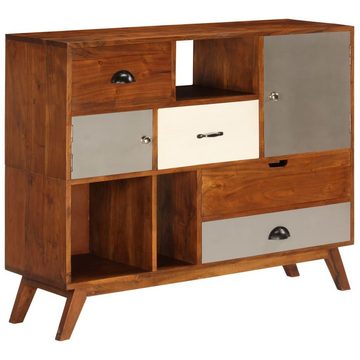 vidaXL Sideboard Sideboard 115 x 35 x 86 cm Akazienholz Massiv (1 St)