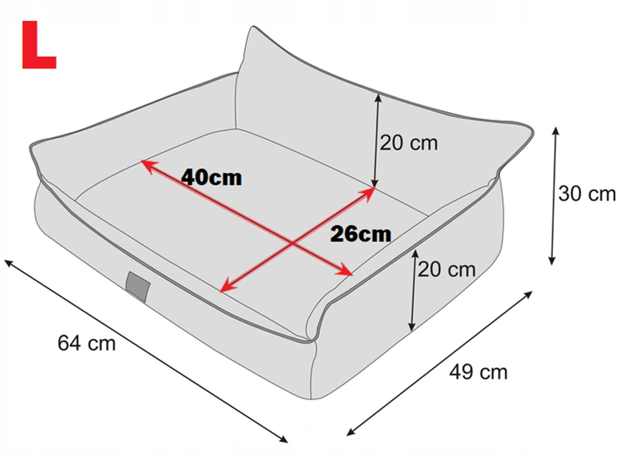 Hobbydog Tierbett Orthopädisches Hundebett Schlafplatz Hundekissen günstig online kaufen