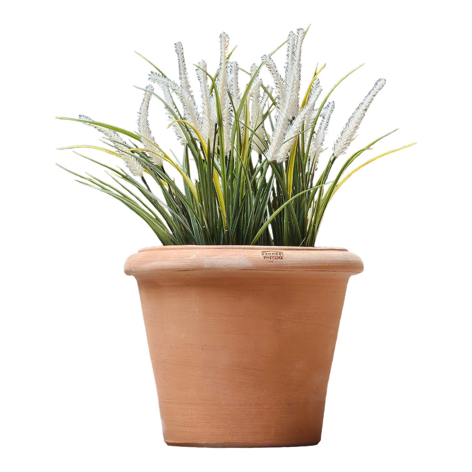 IMJ-Global Blumentopf Terra DKWT37 – Quadratischer Kunststofftopf 37x37x30 Cm (25,2 L) In Terrakotta