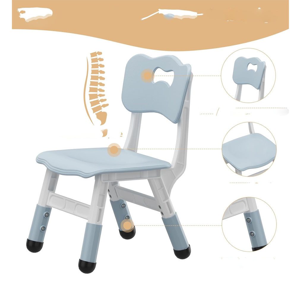 GarveeMore Kindersitzgruppe Kinderstuhl Set von 2, 3 Ebene Höhenverstellbar günstig online kaufen