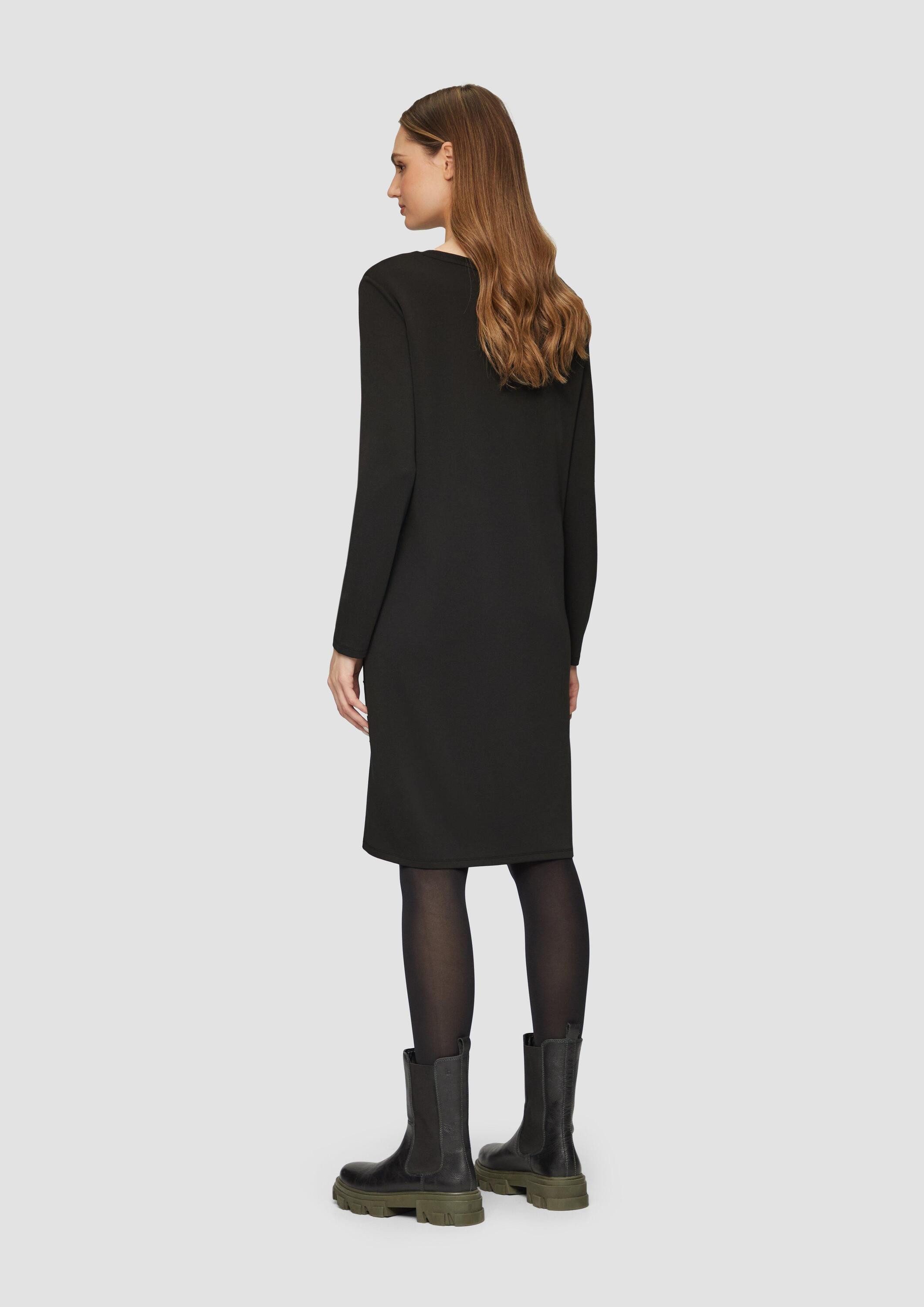 s.Oliver Minikleid Kleid Jersey-Kleid mit Schmucksteinen