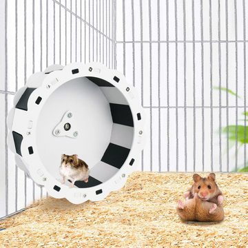 Lubgitsr Tierlaufrad Hamsterrad, 15cm Laufrad Hamster Leise Spielzeug Laufscheibe
