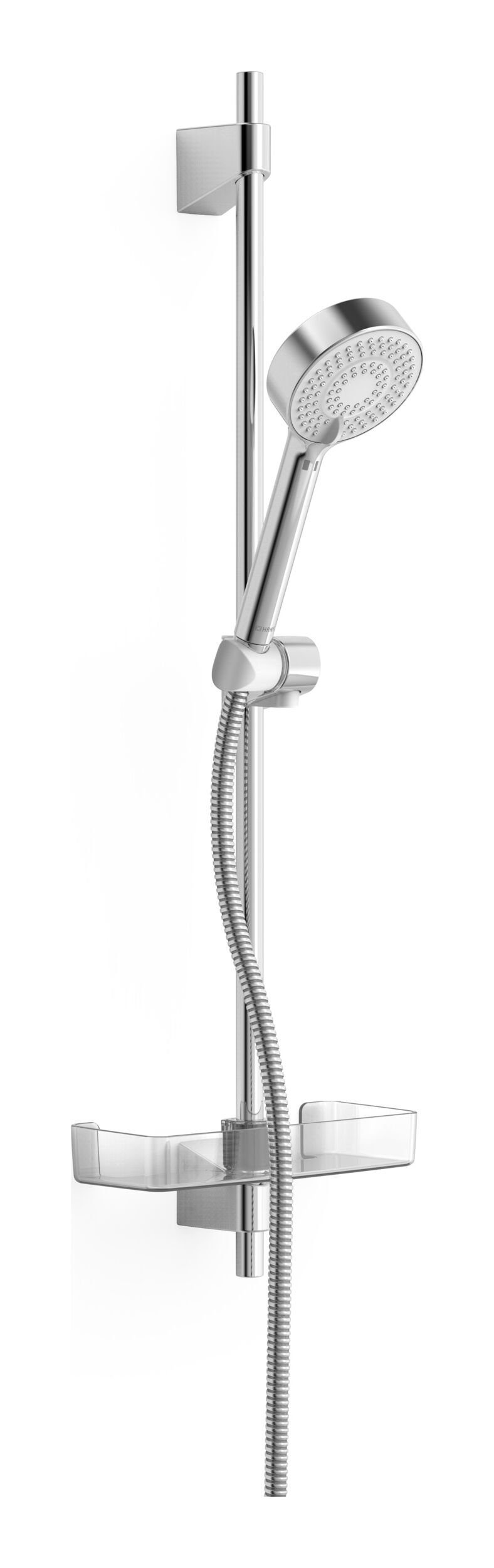 HANSA Stangenbrause-Set Hansabasicjet, 3 Strahlart(en), Wandstangen 720 mm 3-strahlig Brausekopf Ø 95 mm