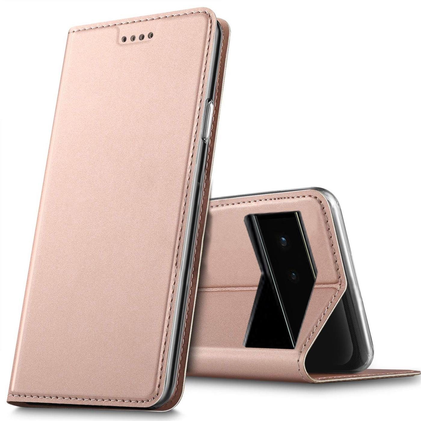 CoolGadget Handyhülle Magnet Case Handy Tasche für Google Pixel 6 Pro 6,7 Zoll, Hülle Klapphülle Ultra Slim Flip Cover für Pixel 6 Pro Schutzhülle