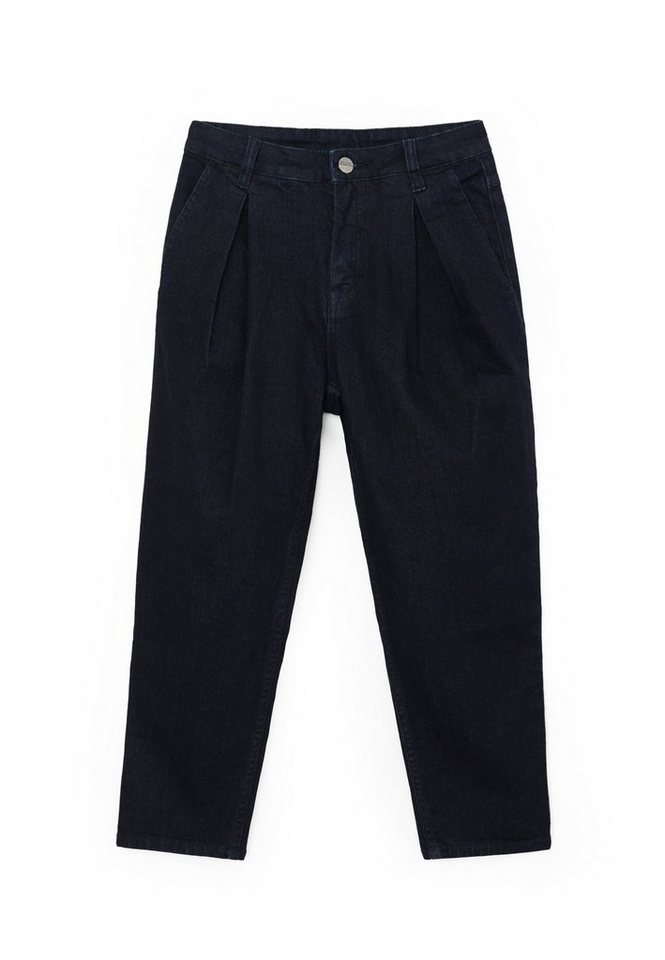 Gulliver Bequeme Jeans mit stylischen Bundfalten, Dank Seitentaschen und  Gesäßtaschen sehr praktisch
