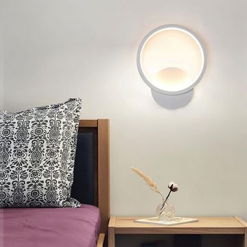 Welikera Wandleuchte LED Wandleuchte,2er Wandlampe mit Drei Farben dimmbar,20*23cm,14W
