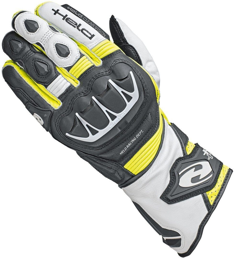Held Biker Fashion Motorradhandschuhe Evo-Thrux II Motorrad Handschuhe abriebfest Visier
