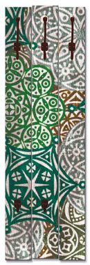 Artland Garderobenleiste Marokkanischer Stil_grün, teilmontiert