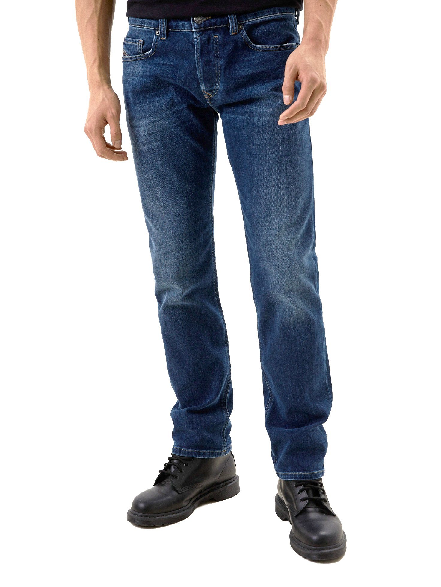 Diesel Straight-Jeans Slim Fit Stretch Hose - Safado-X 0870F