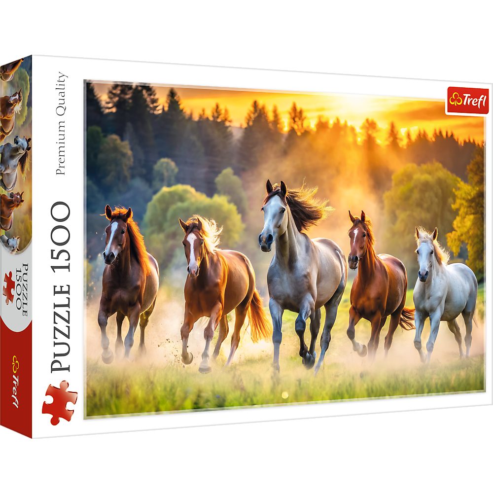 Trefl Puzzle Trefl, Pferde, 1500 Teile Puzzle, 1500 Puzzleteile
