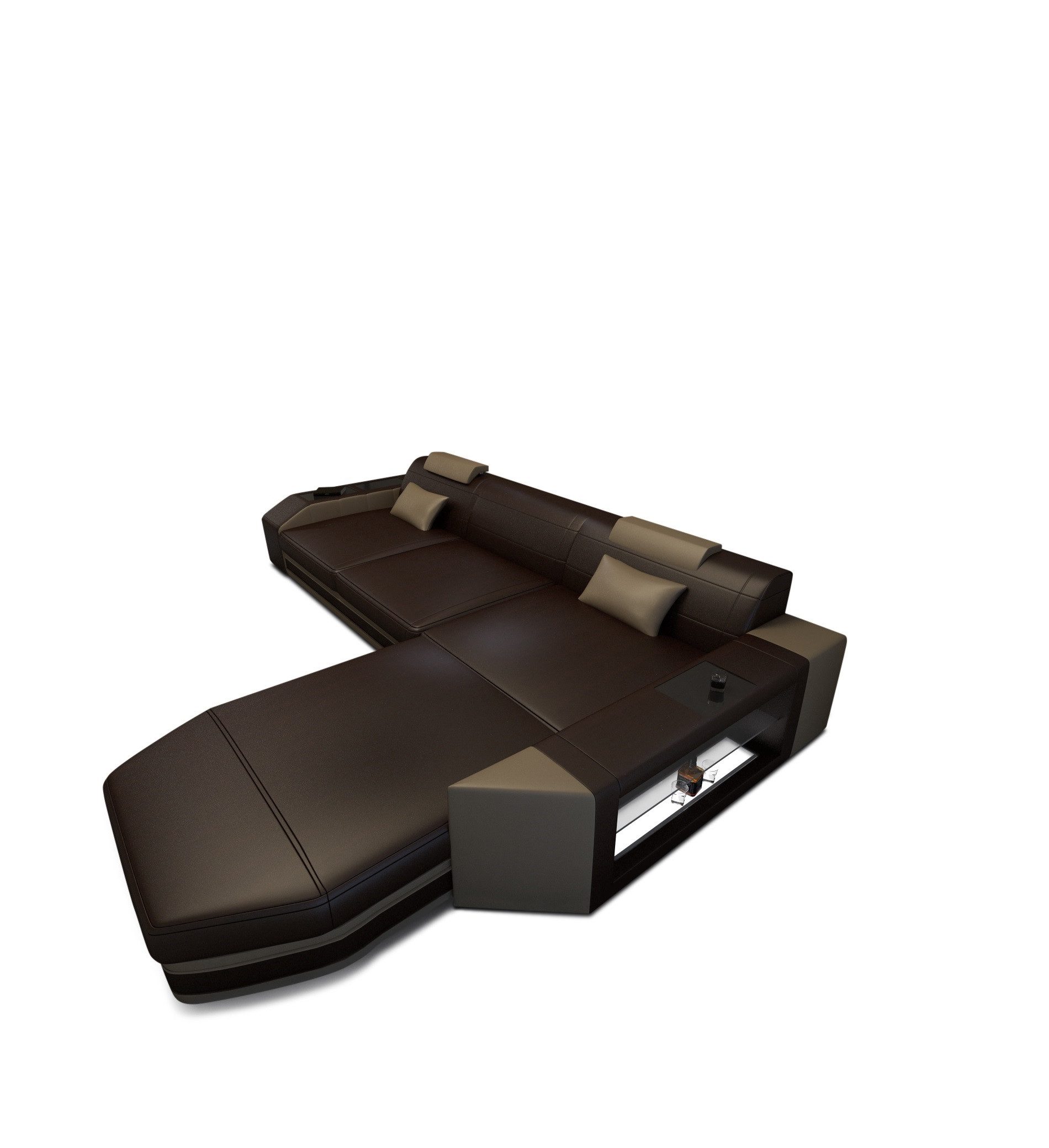 Sofa Dreams Ecksofa Ledercouch Sofa Leder günstig online kaufen