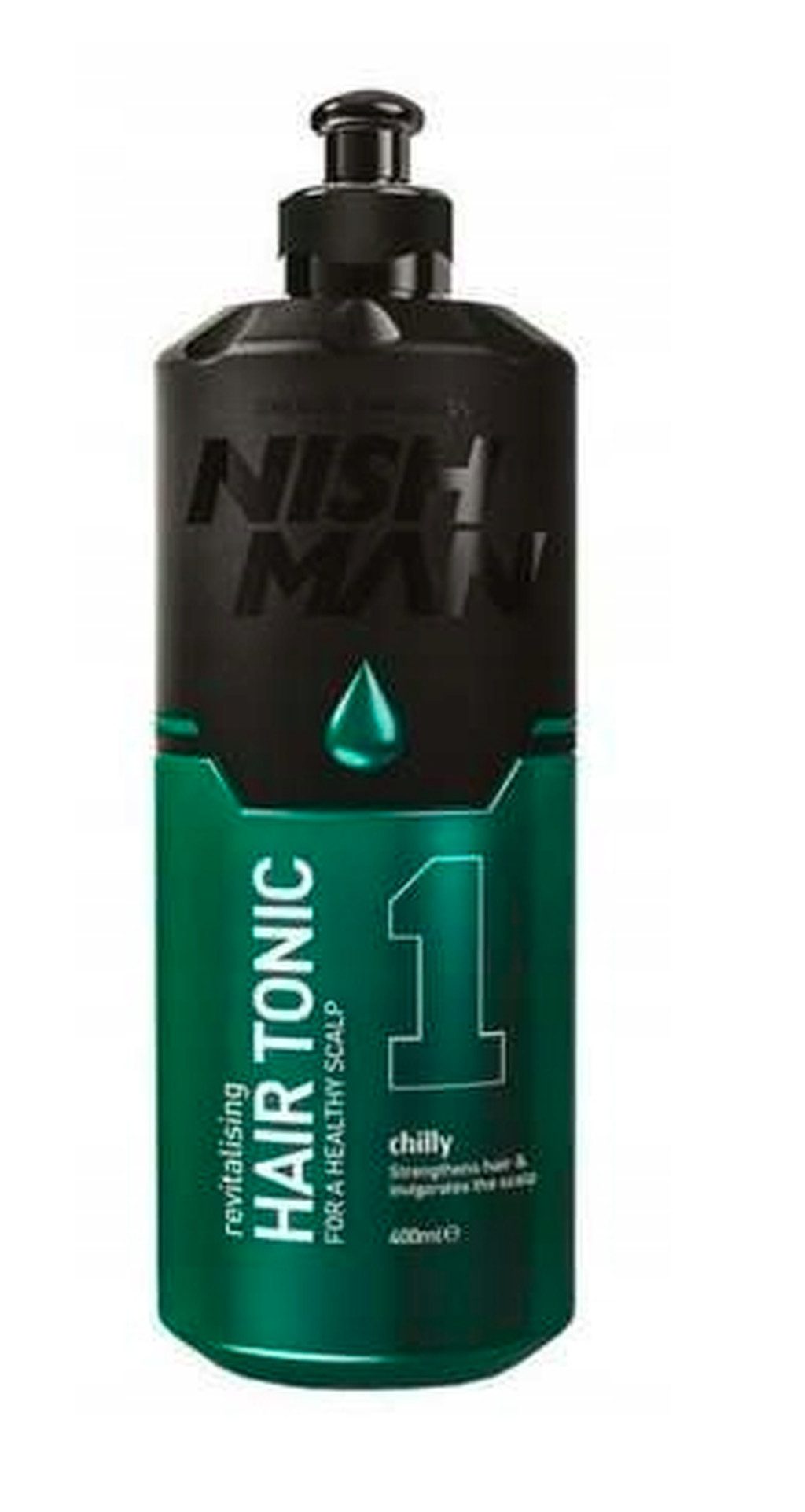 Nishman Haarwasser Nishman - Hair Tonic 1 - Haarstyling-Tonikum 400 Ml, 1-tlg., Kühlendes Haarwasser mit Menthol – erfrischende Pflege