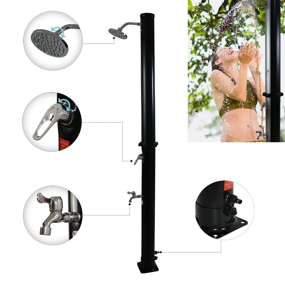 Mucola Solardusche Solardusche Gartendusche 35L Pooldusche günstig online kaufen