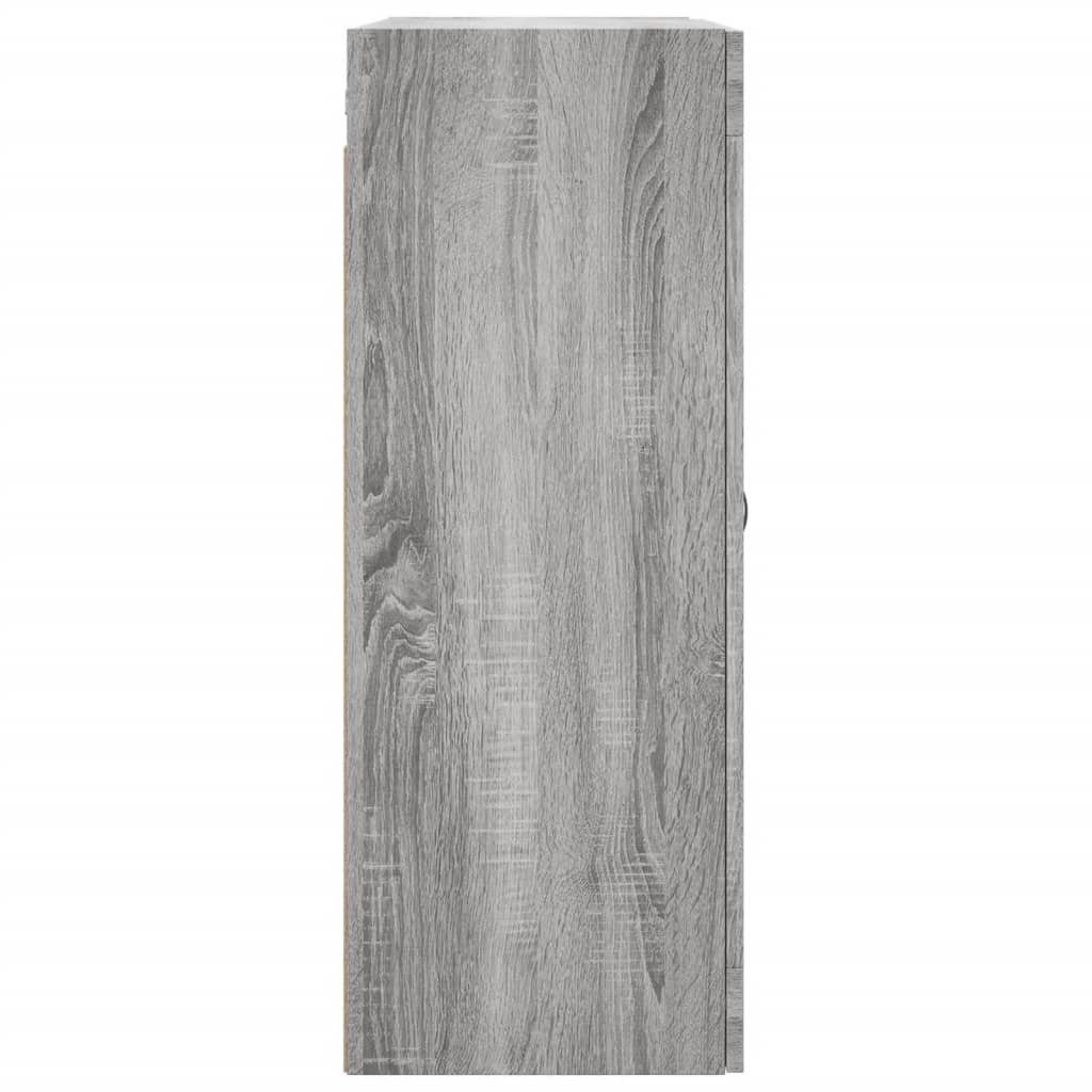 vidaXL Sideboard Wandschrank Grau Sonoma 69,5x34x90 Holzwerkstoff (1 St) cm