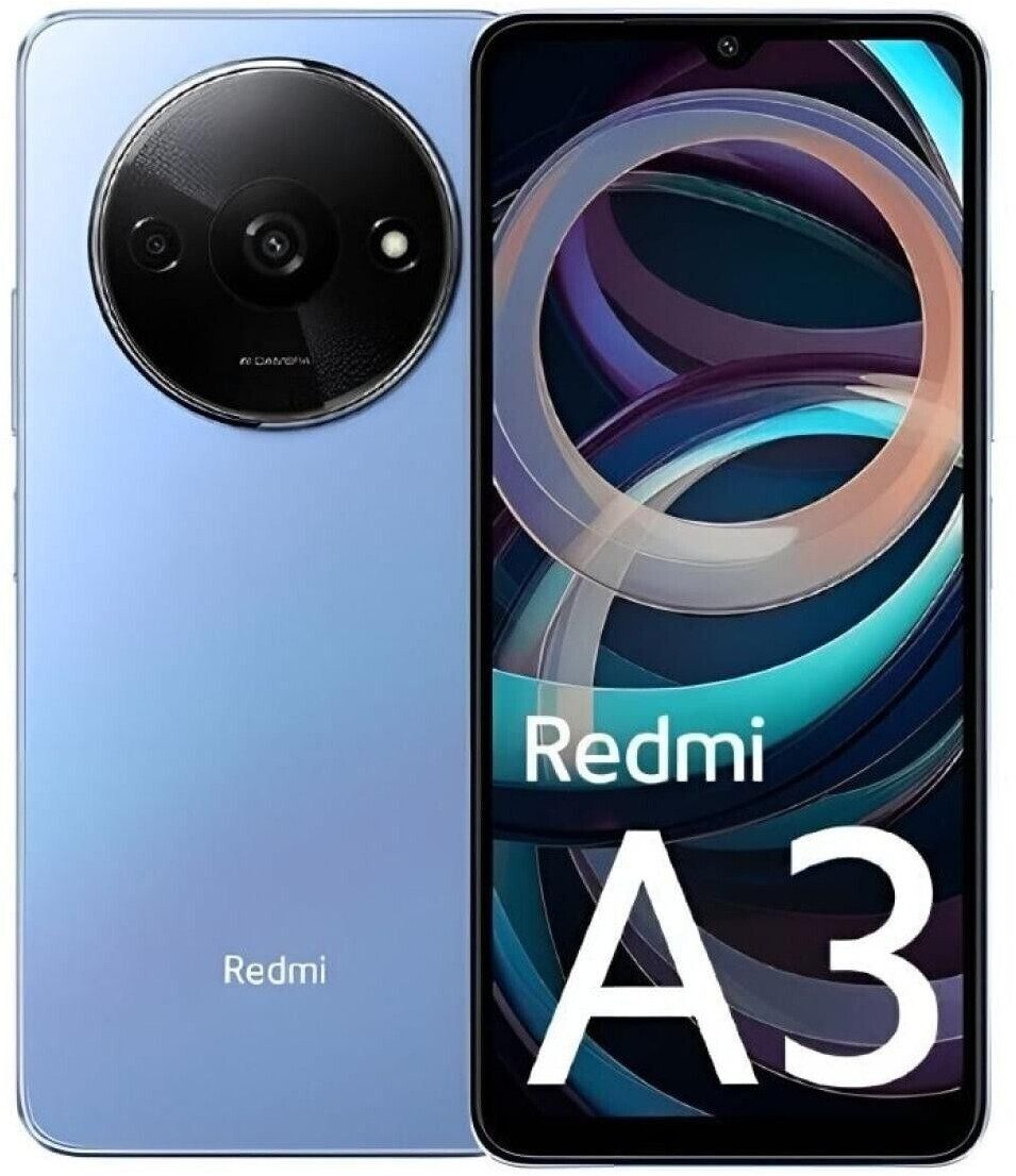 REDMI Xiaomi Redmi A3 3GB RAM 64GB - Blue Smartphone (17,04 cm/6.71 Zoll, 64 GB Speicherplatz, 8 MP Kamera)