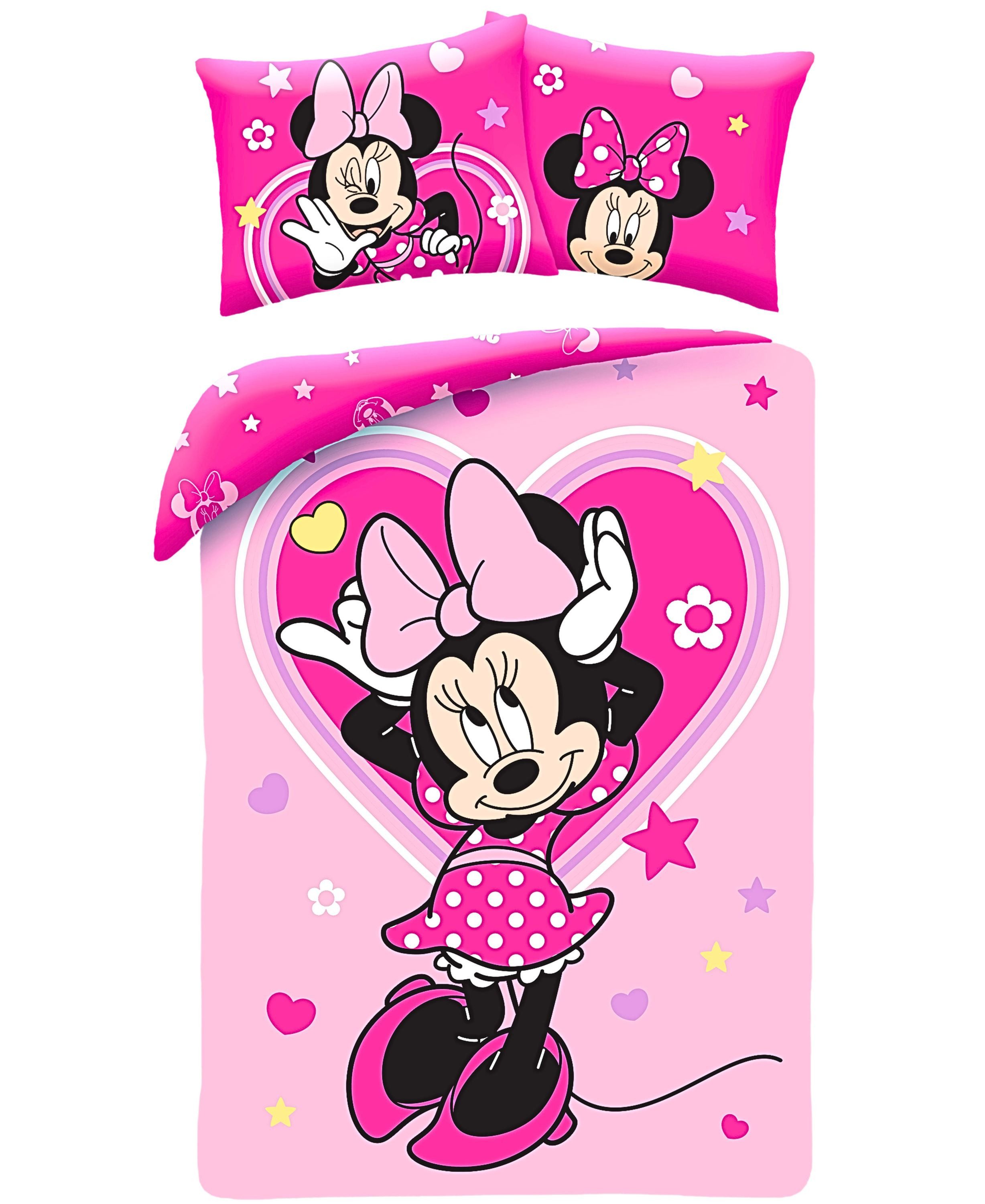 Disney Minnie Mouse Kinderbettwäsche Minnie Maus, günstig online kaufen