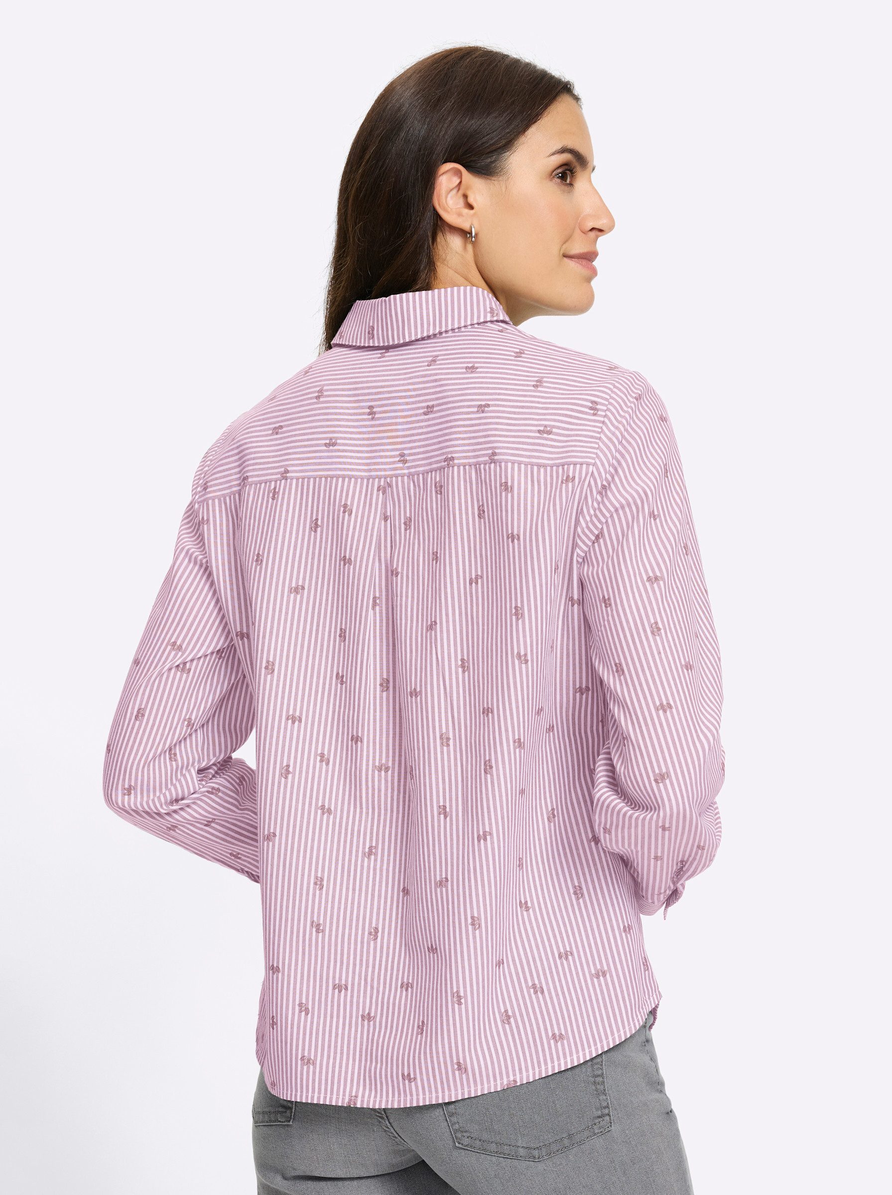 Witt Klassische Bluse Baumwoll-Bluse Langarm