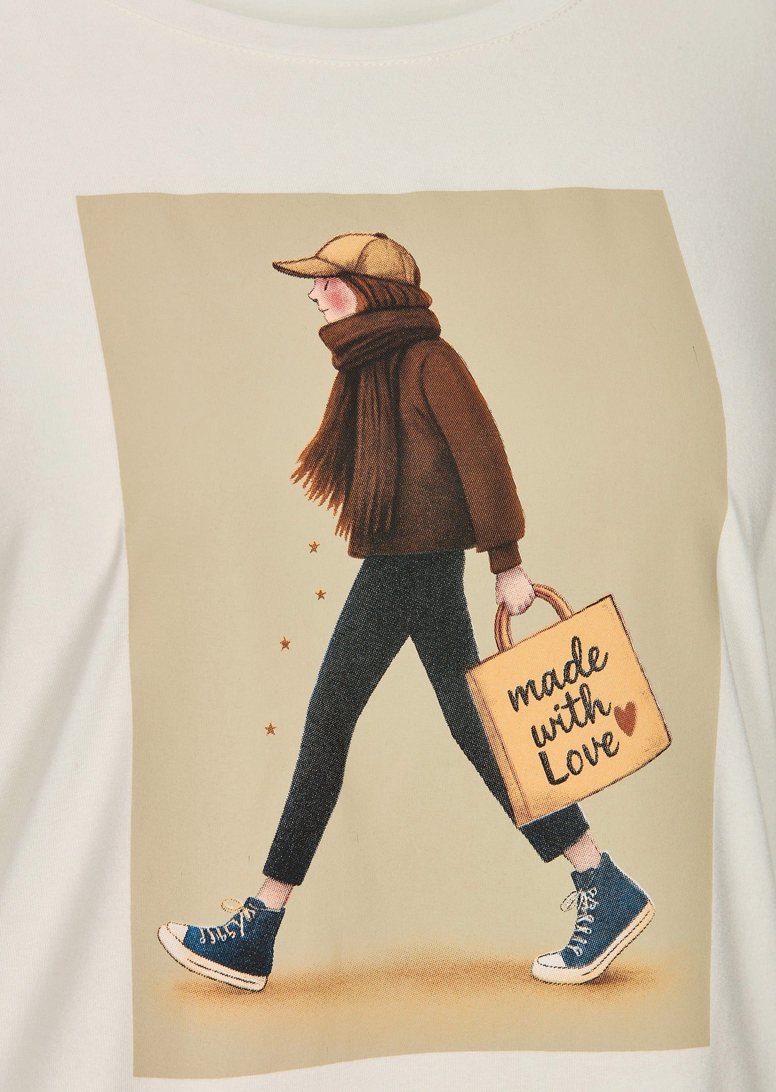 Faber Langarmshirt Damenshirt MIDNIGHT GARDEN