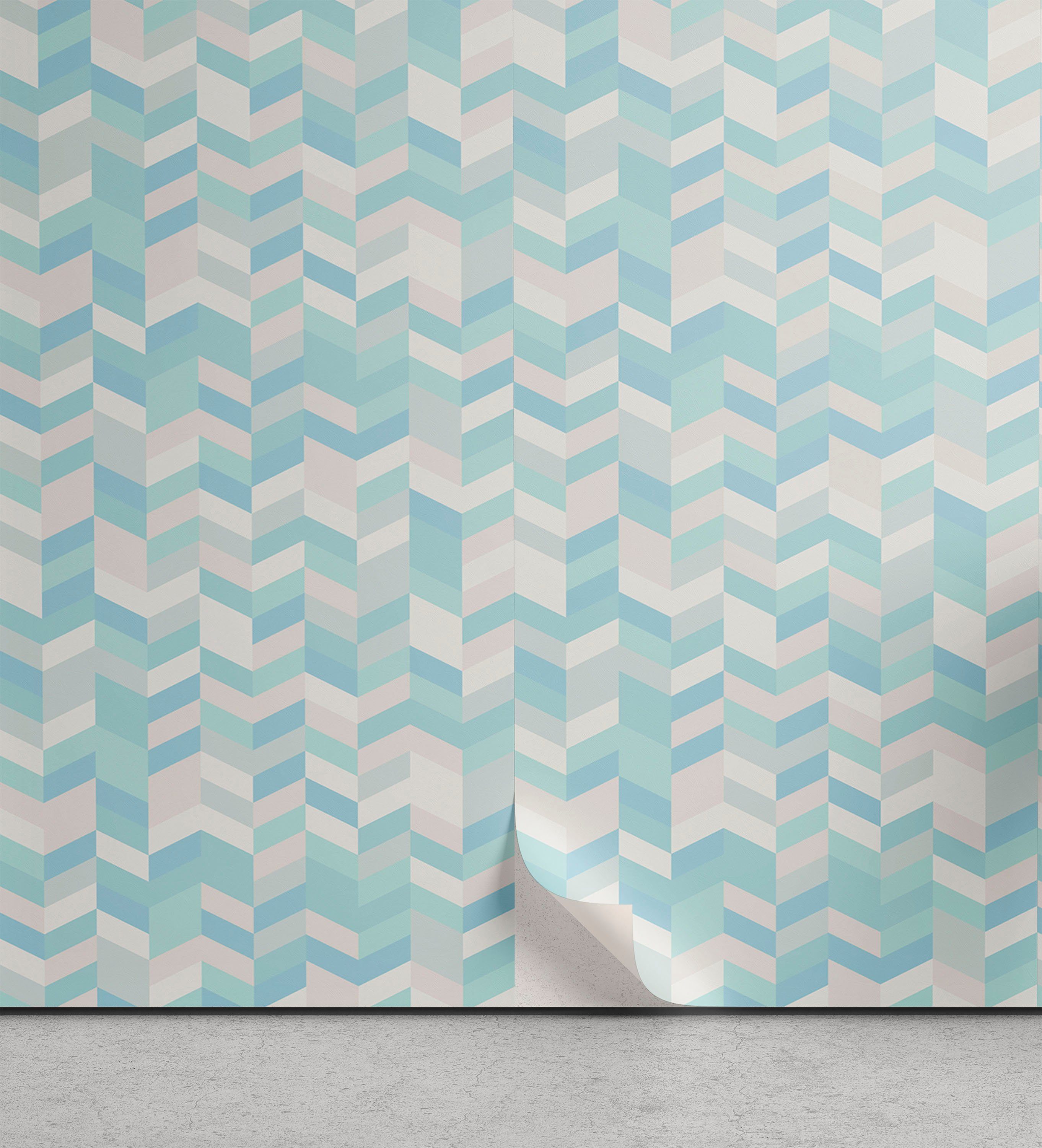 Abakuhaus Vinyltapete selbstklebendes Wohnzimmer Küchenakzent, Winkel Kreative Simplistic Entwurf