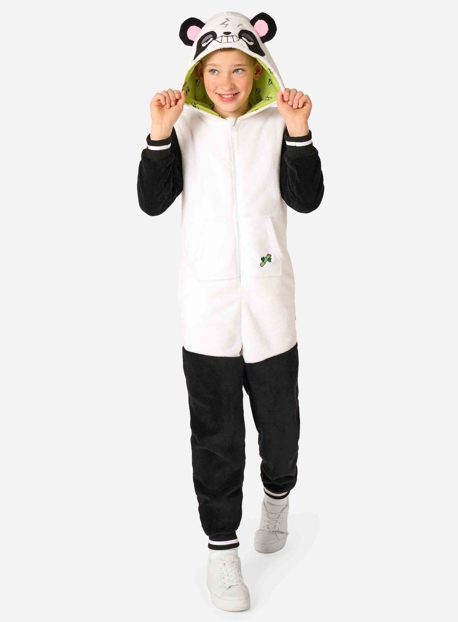 Kostüm Panda Onesie für Kinder