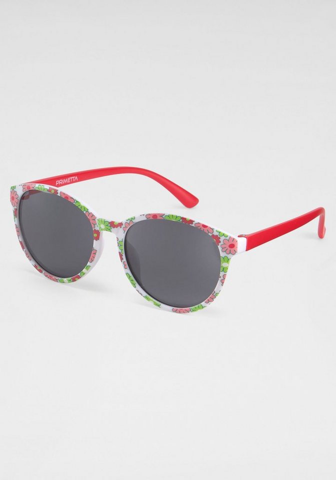 PRIMETTA Eyewear Sonnenbrille, Fassung mit Blümchen-Muster