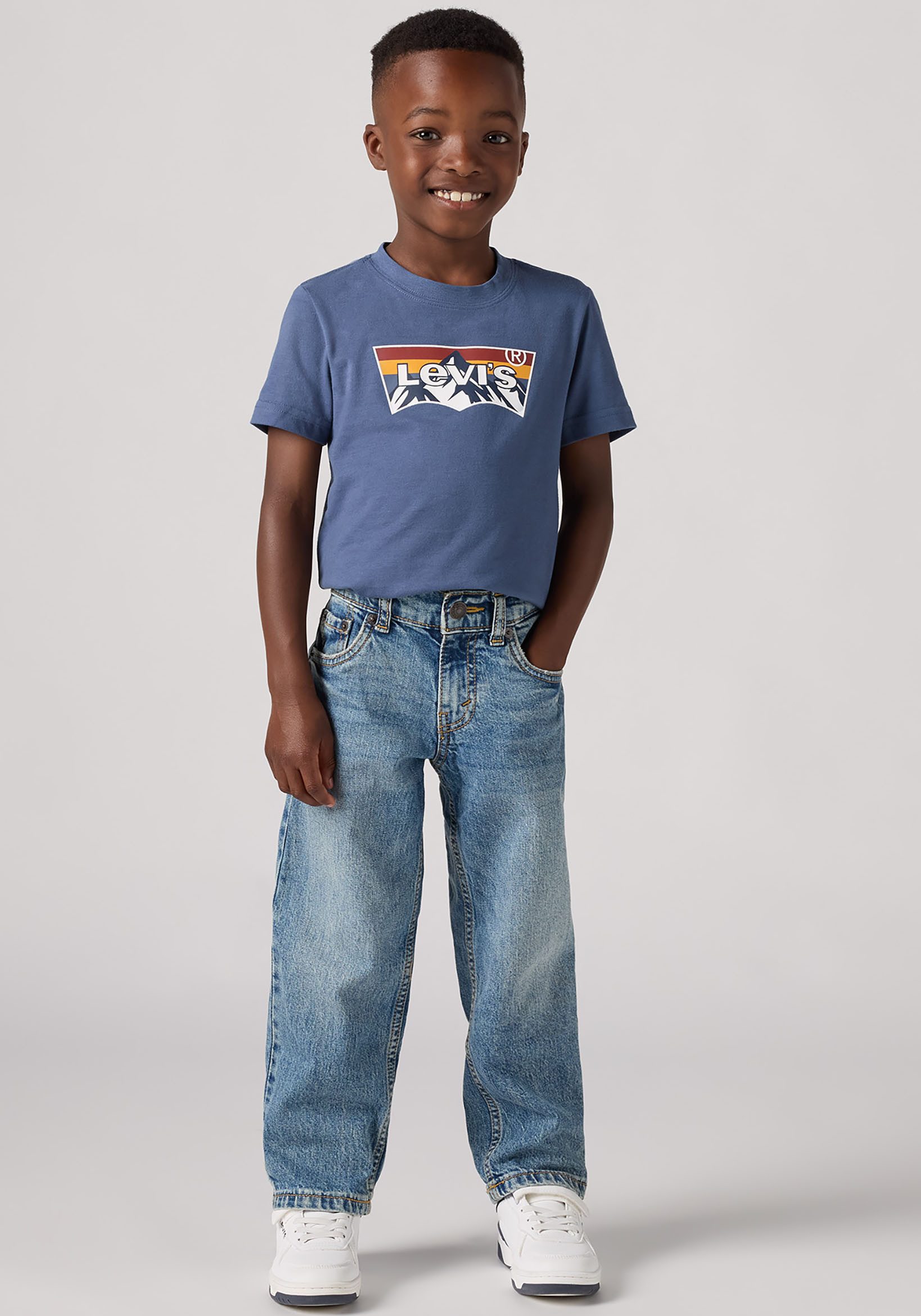 Levi's® Kids Stretch-Jeans LVB STAY LOOSE TAPER JEANS for BOYS