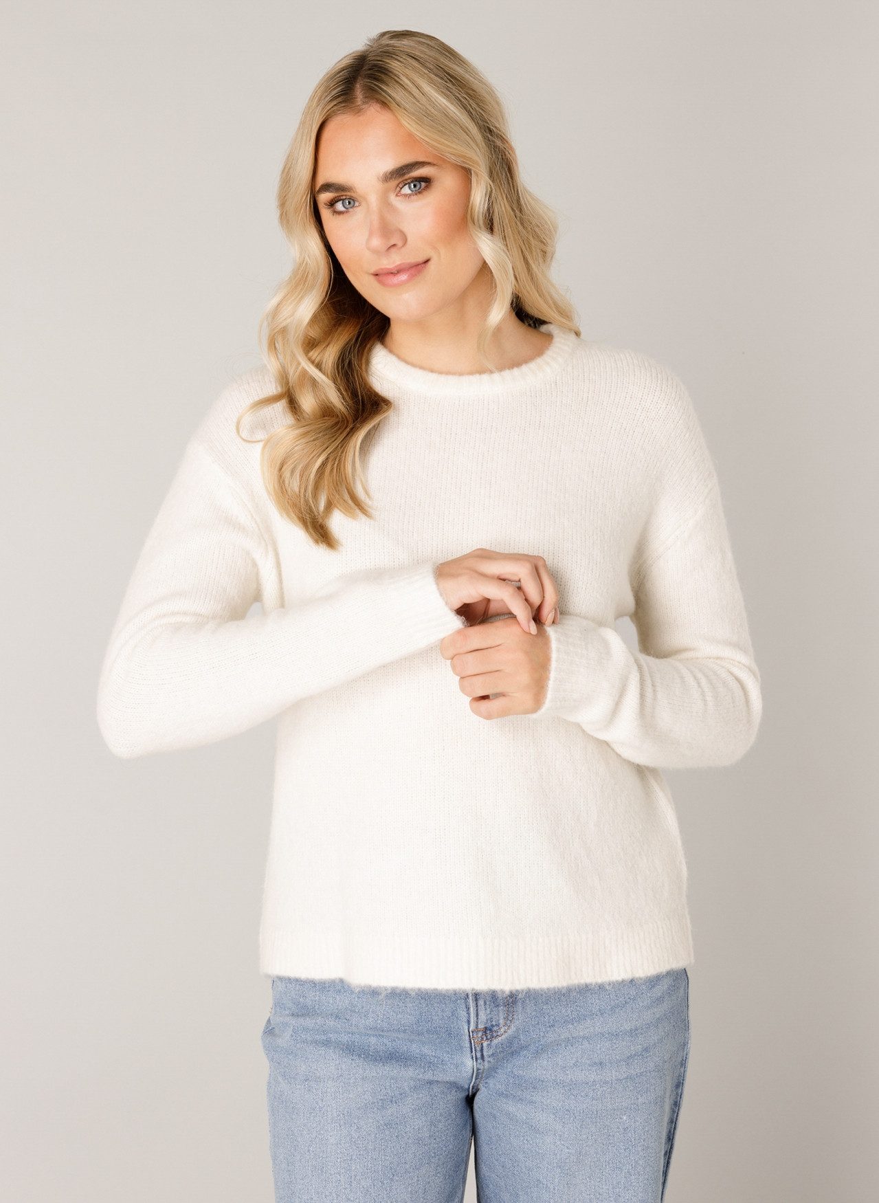 Base Level Strickpullover Yana mit Wolle günstig online kaufen