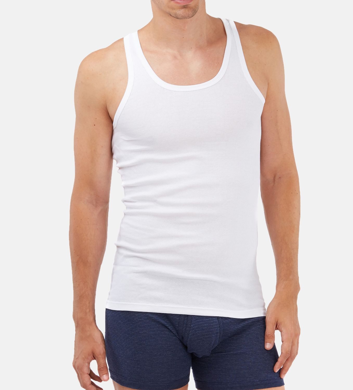 Schöller Unterhemd DOPPELRIPP (Mehrpack, 12-St) mit Rundhals-Ausschnitt, 6e günstig online kaufen