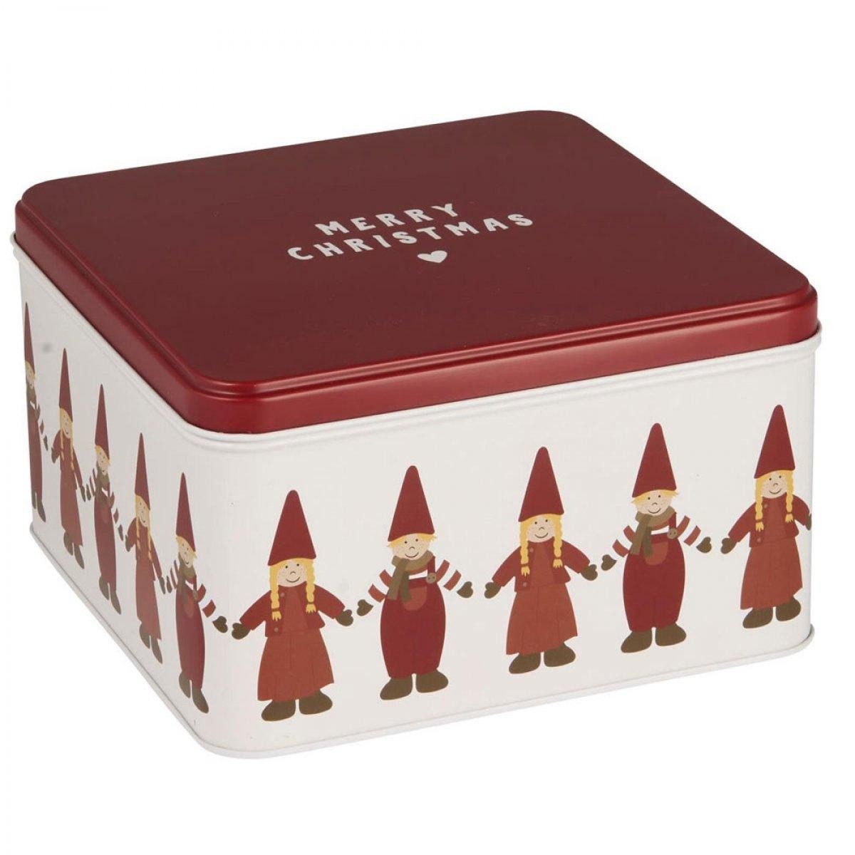 Ib Laursen Geschirr Ib Laursen Gebäckdose Wichtelpärchen Viereckig (17,7x10 günstig online kaufen