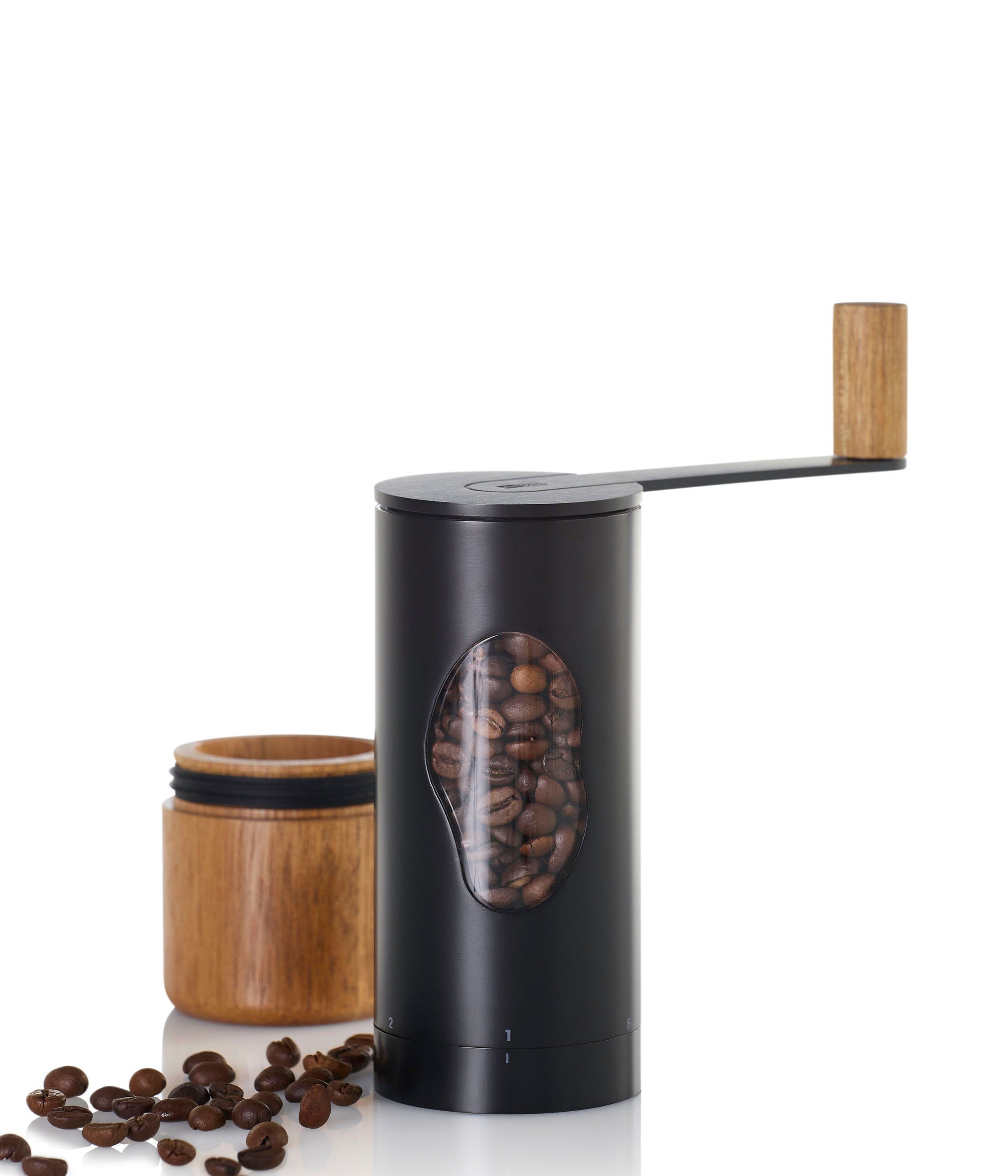 AdHoc Kaffeemühle MRS. BEAN, 50,00 g Bohnenbehälter, Mühle für ganze Bohnen mit genauer Mahlgradeinstellung