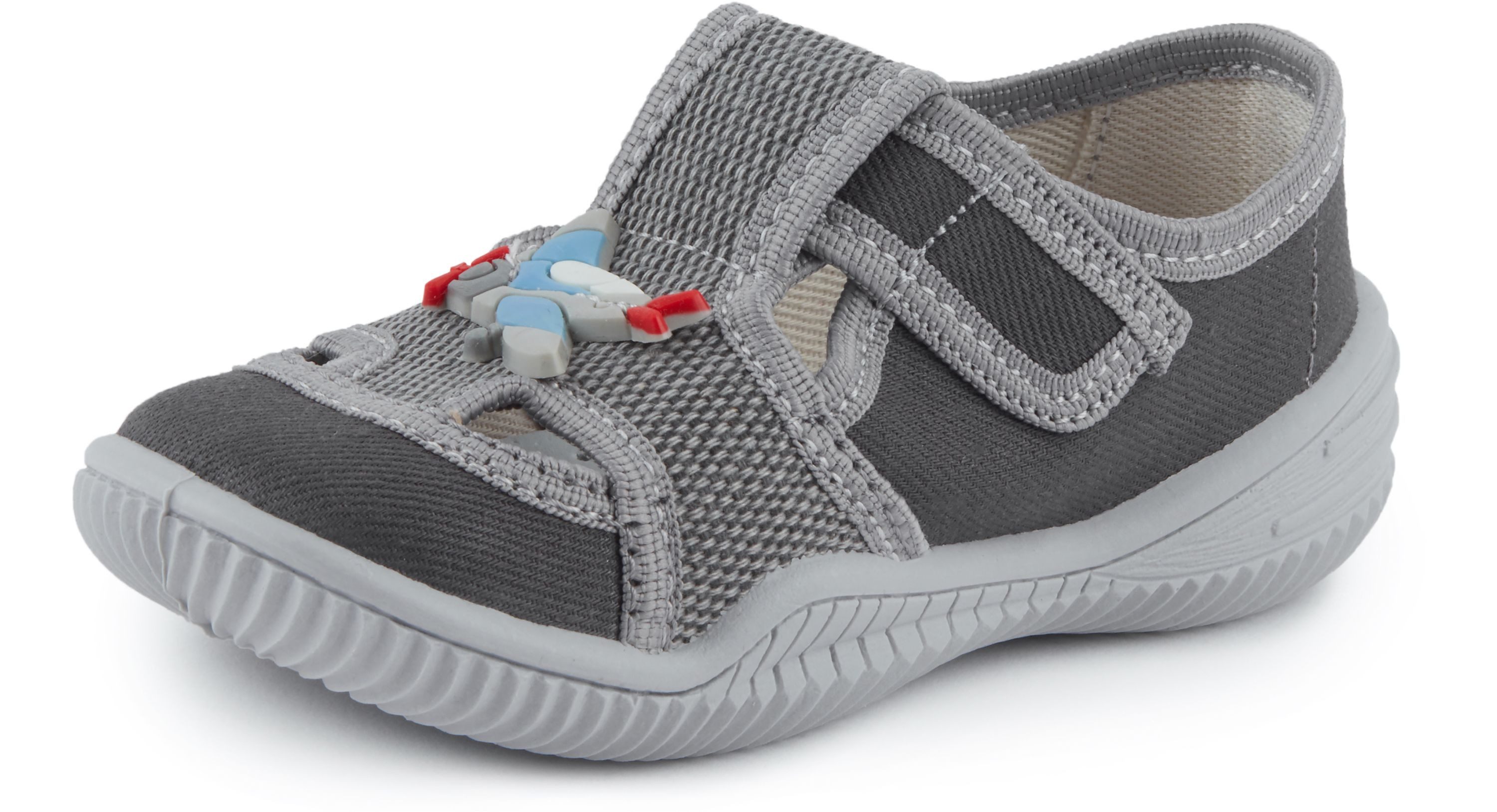 Kinder Mädchen Jungen Hausschuhe mit Klettverschluss LAVI0002 Hausschuh