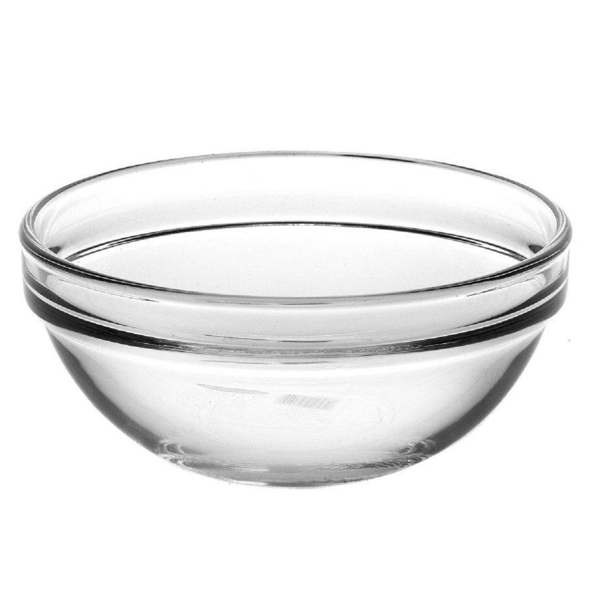 Pasabahce Schale 2er Schalen Set aus Glas Transparent rund 1135ml