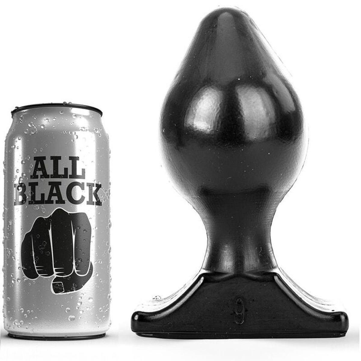 Analplug Plug Kappe BLACK - Anal XXL mit Extra ALL Analplug großer