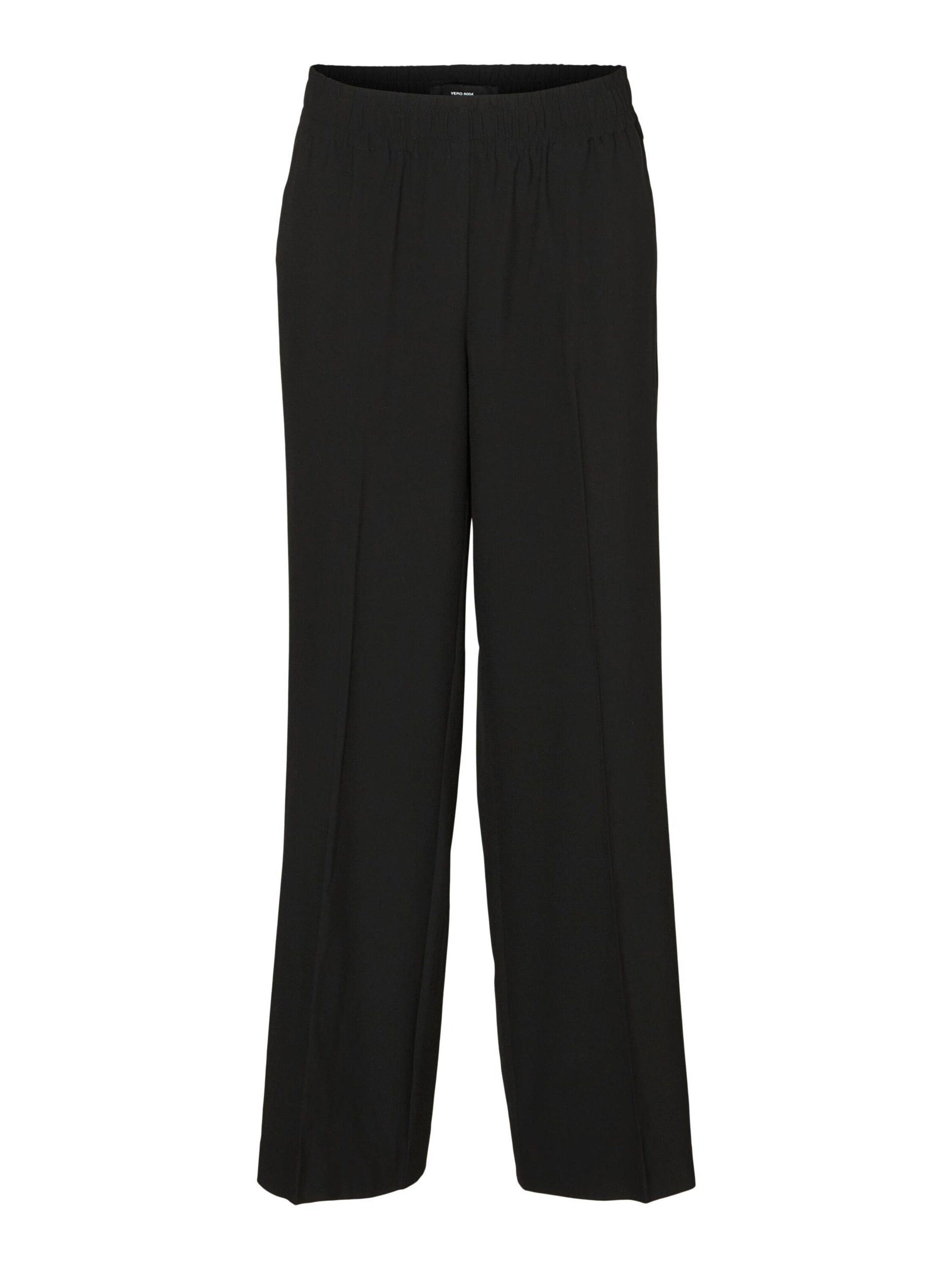 Vero Moda Schlupfhose VMSADIASUI MR WIDE SOLID PANT, Seitliche  Eingrifftaschen