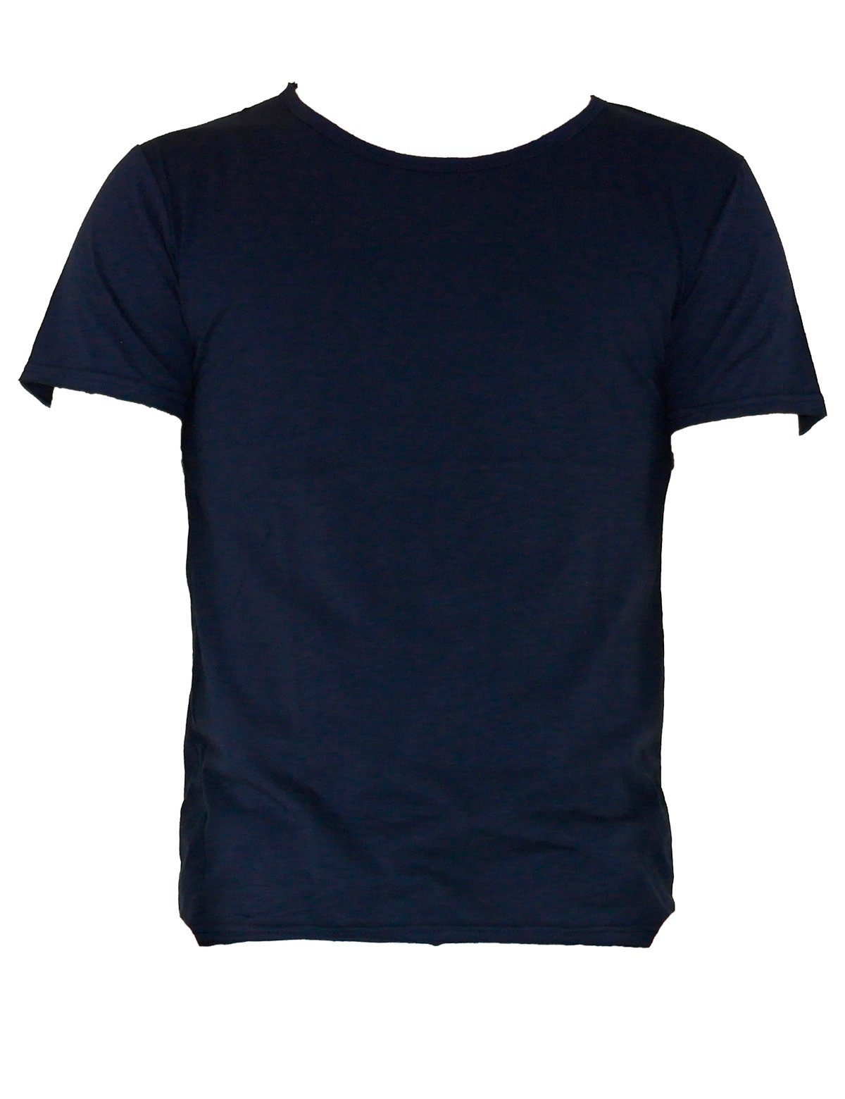 YESET T-Shirt Herren Dunkelblau Figurbetont Top Poloshirt 551 T-Shirt Tank Shirt Hemd Kurzarm
