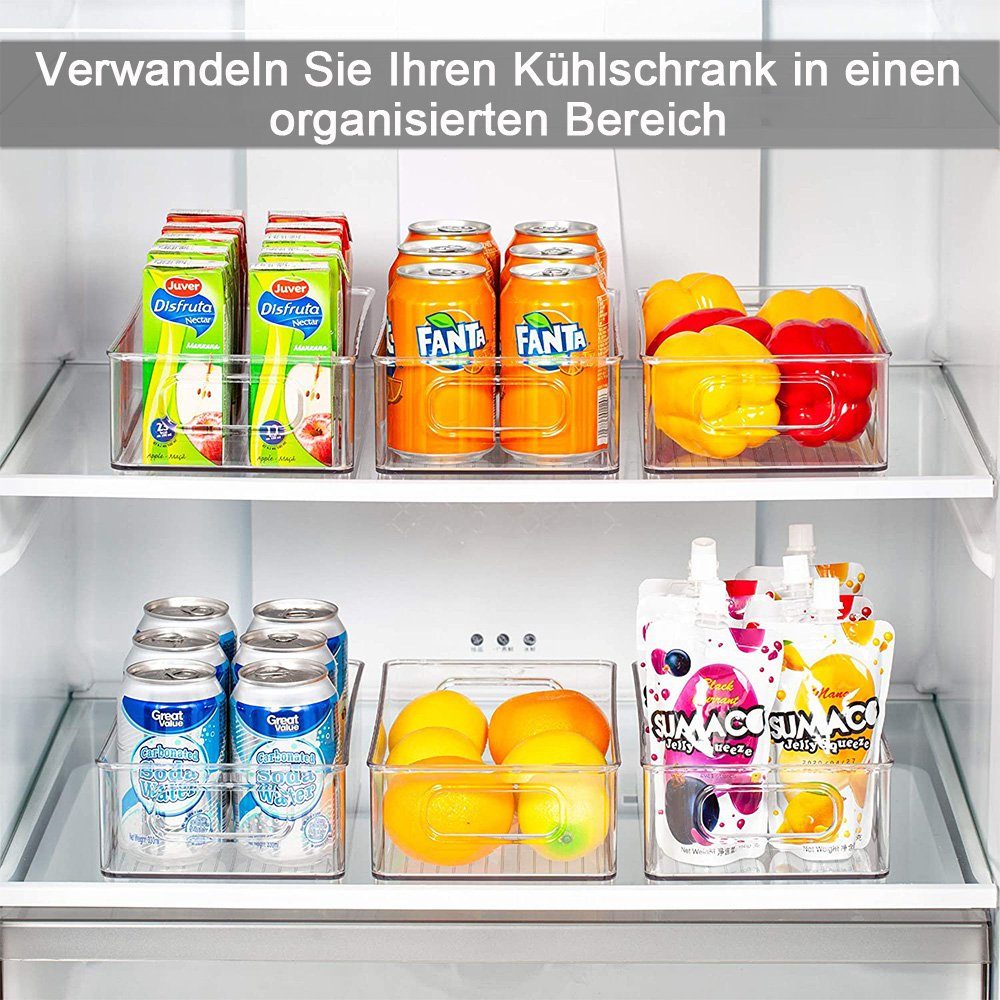 St) Organisation Organizer 6er Küche Aufbewahrungsbox NUODWELL Kühlschrank Set, & (6 Organizer