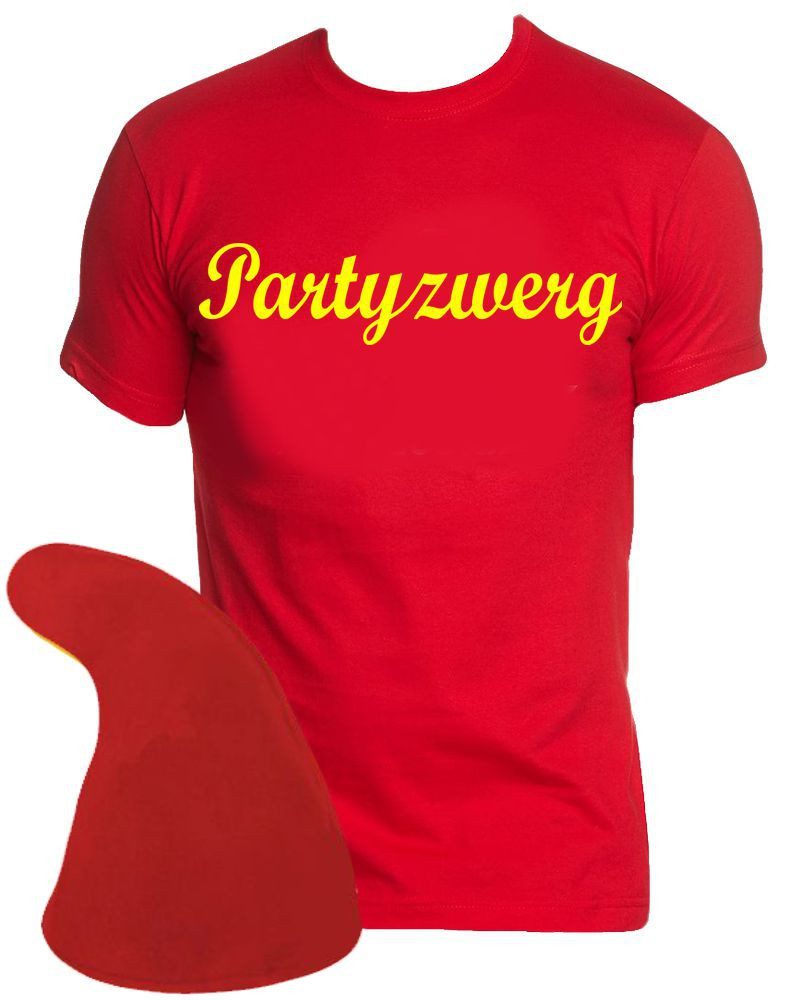 coole-fun-t-shirts Kostüm Partyzwerg Zwergen Kostüm Karneval Fasching günstig online kaufen