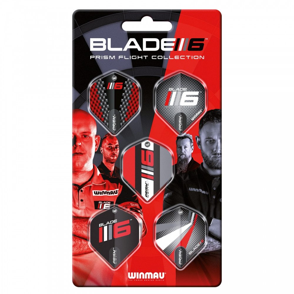 Dartscheibe Winmau Blade 6 Prism Flights - Darts Zubehör
