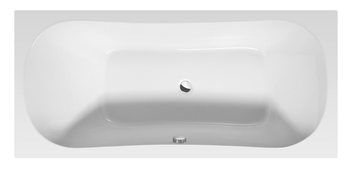 Aqualine Badewanne JIZERA Badewanne180x80x39cm, weiß, Aqualine-G1880