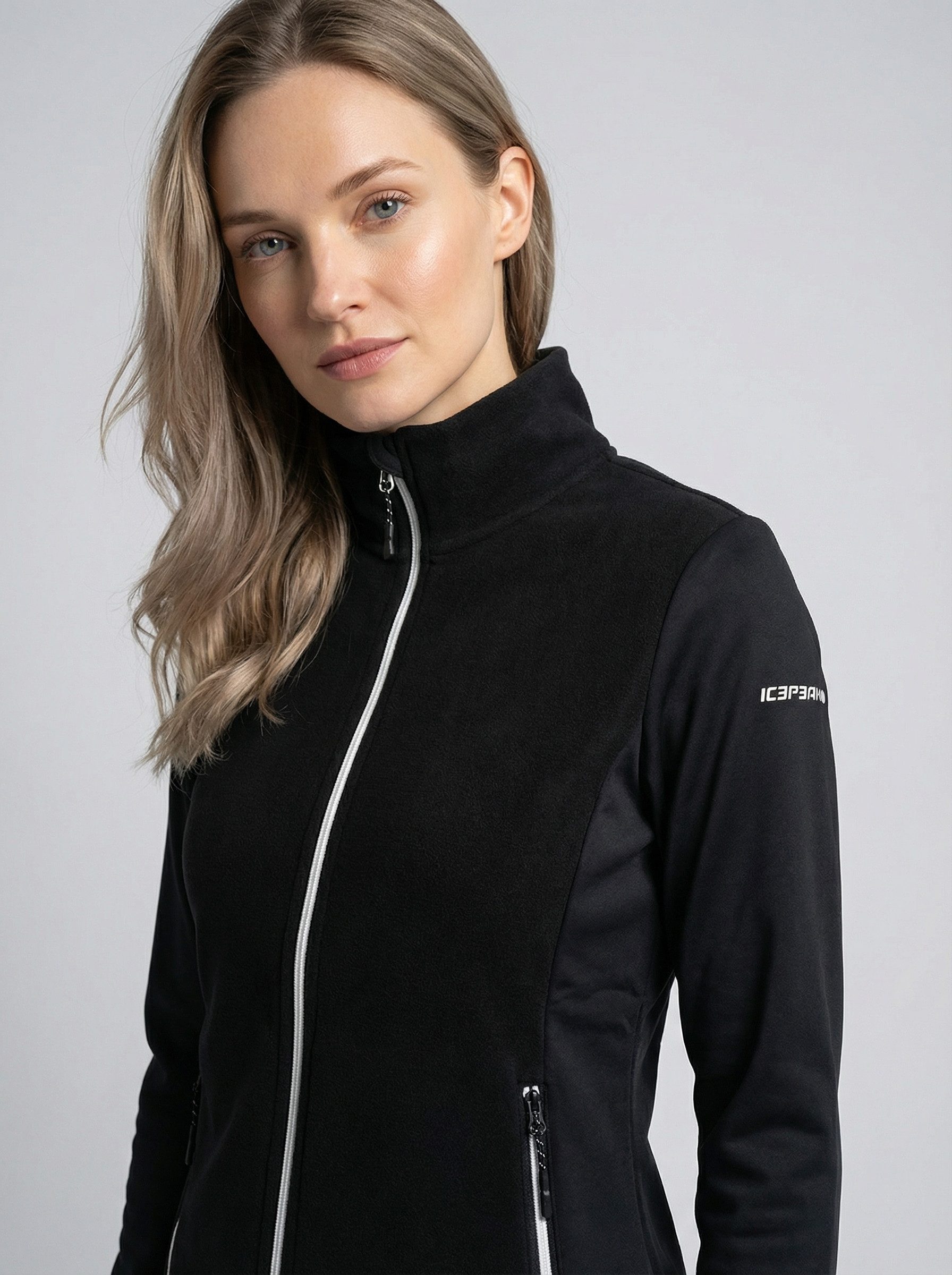 Icepeak Fleecejacke ICEPEAK ETTENHEIM mit Reißverschluss, atmungsaktives Material, wärmende Fleecequalität