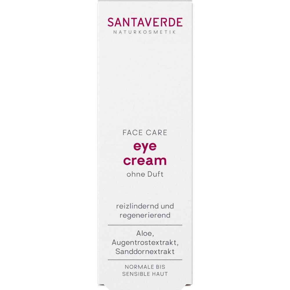 SANTAVERDE GmbH Gesichtspflege eye cream ohne Duft, 10 ml