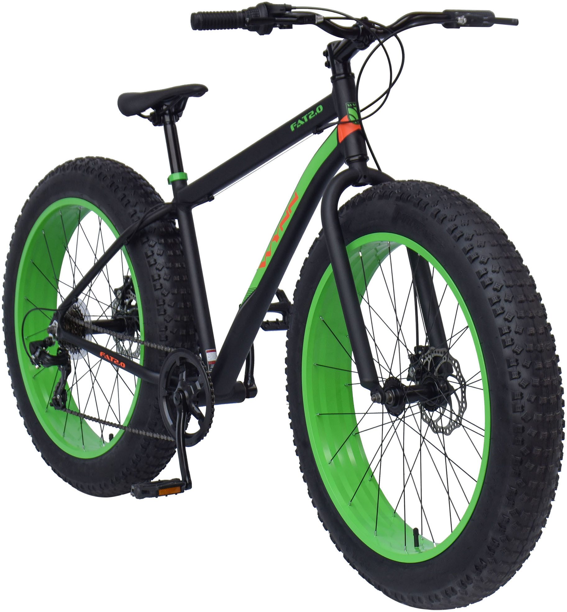 WYNN Fatbike FAT2.0, 7-speed Shimano Tourney derailleur, chain drive