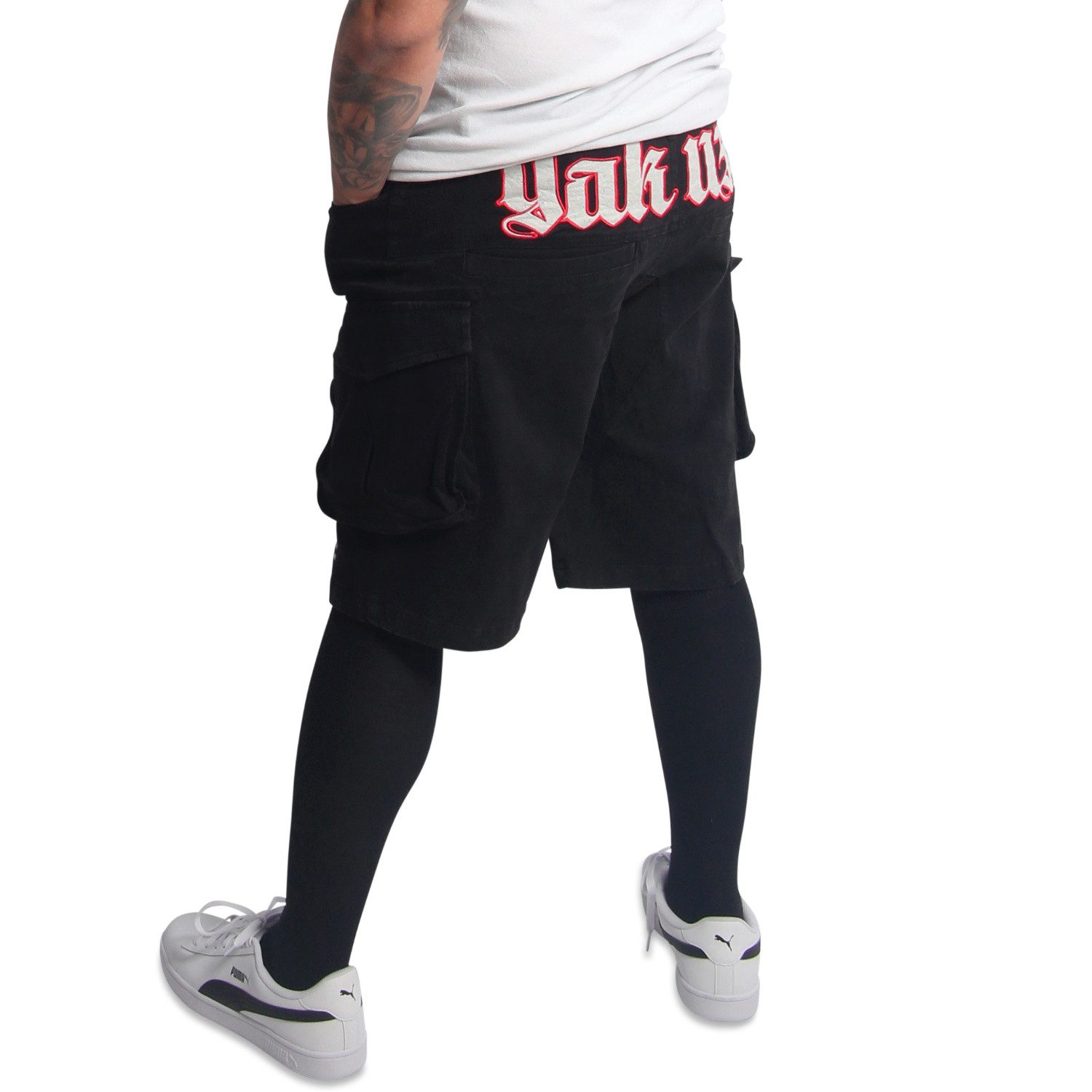 YAKUZA Cargoshorts Black Tar günstig online kaufen