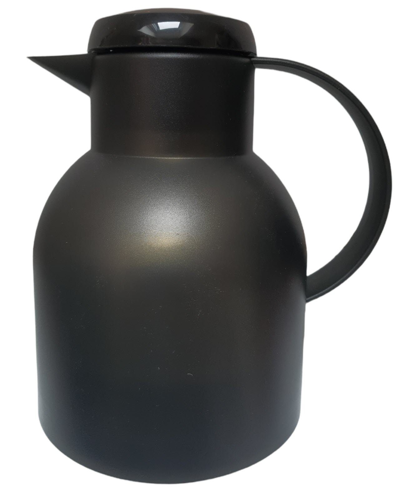 Liter Isolierkanne 1 Kunststoff Tefal Thermoskanne Kaffeekanne Tefal schwarz