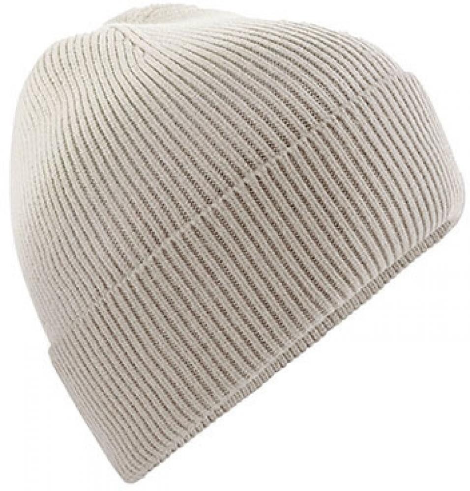 Beechfield® Bommelmütze Dip Dye Beanie Ripp-Mütze
