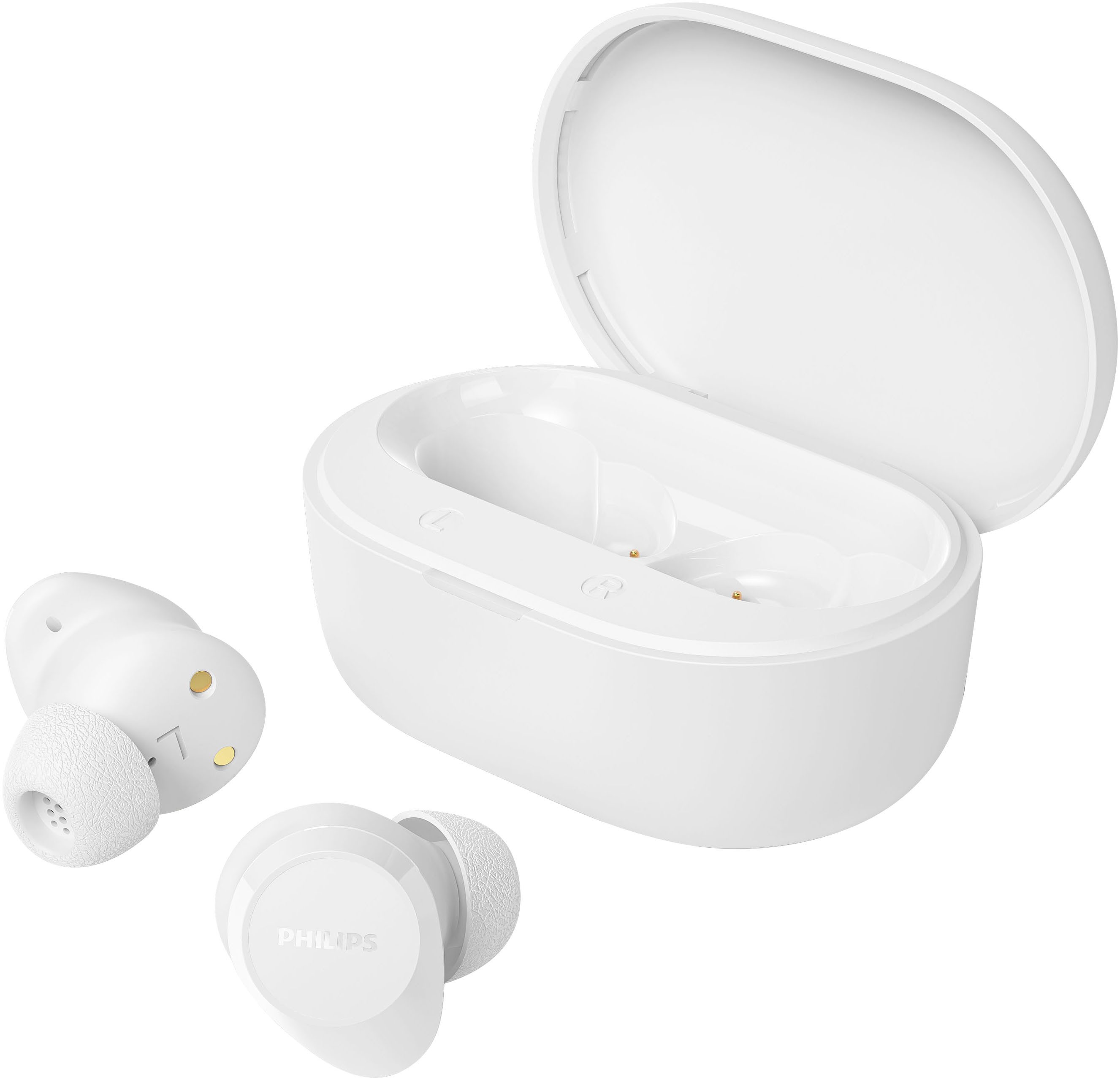 Philips TAT1300WT/00 wireless In-Ear-Kopfhörer (Rauschunterdrückung, True Wireless, Google Assistant, Siri, Bluetooth)
