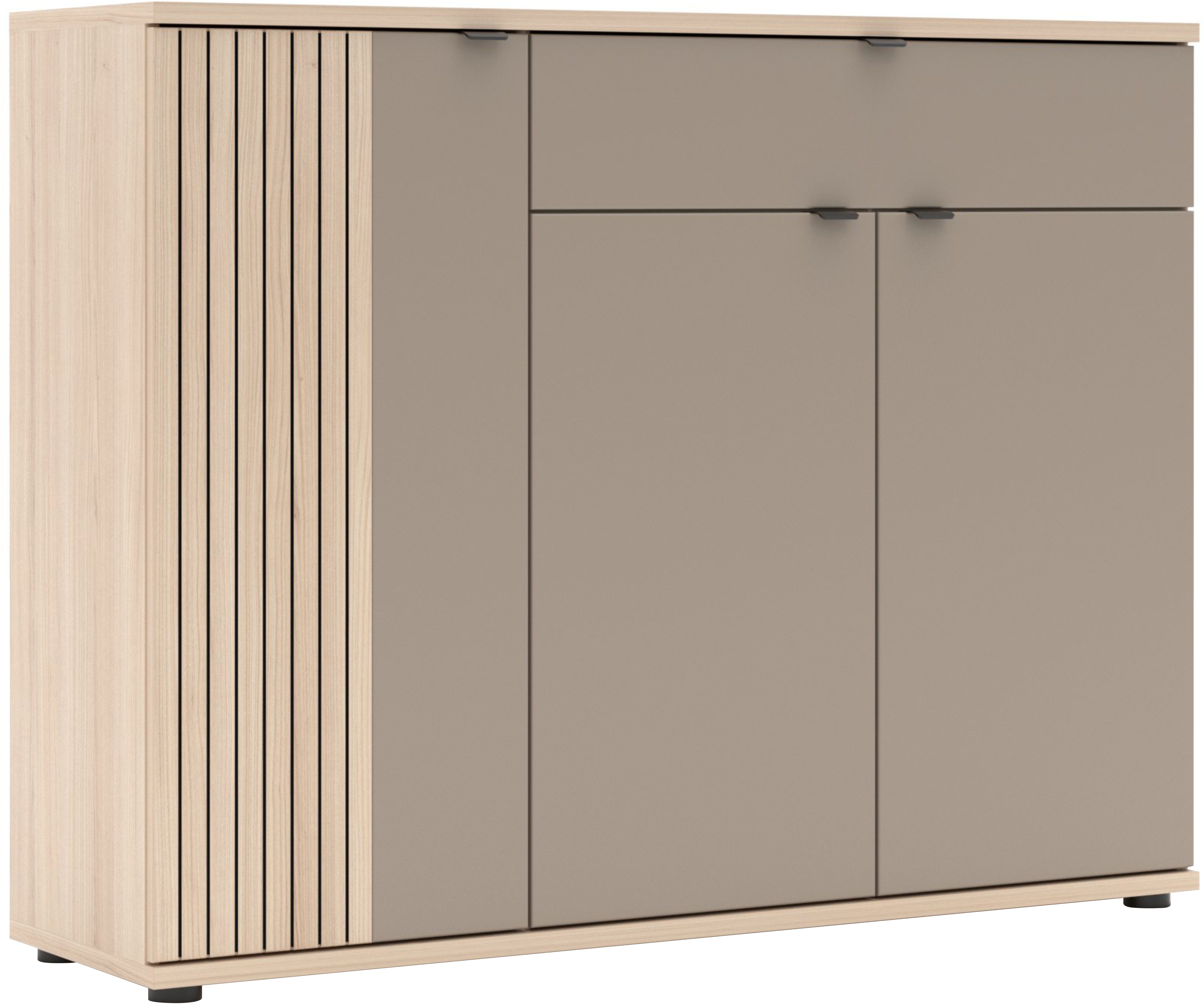 Innostyle Schuhschrank PISA Schuhschrank (1-St) Soft Close, AB- Kante, 1 Schublade, 8 Fächer