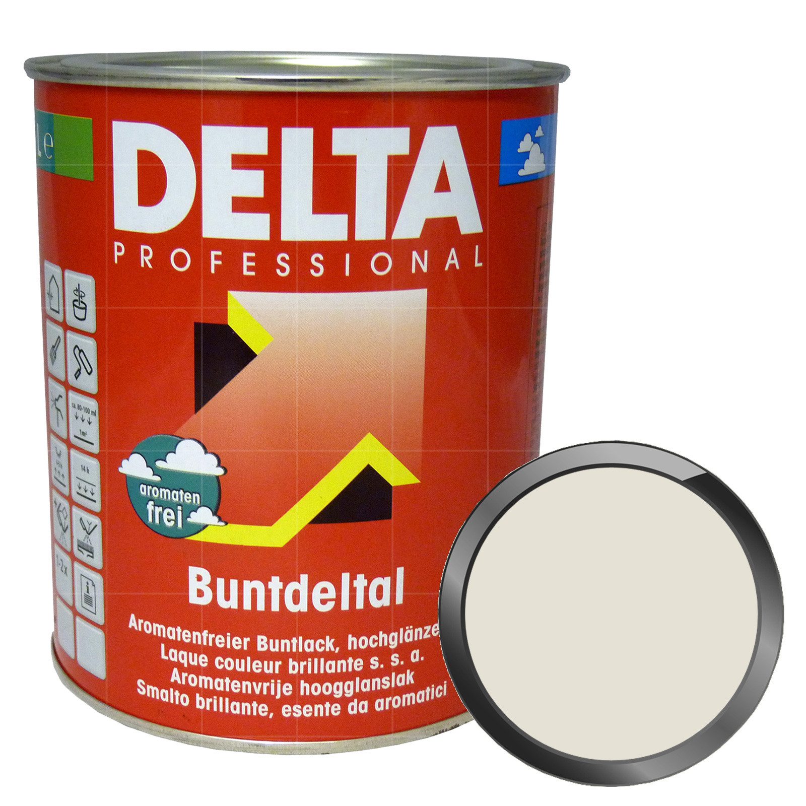 Delta Lack Professional Buntdeltal - 2.5 Ltr
